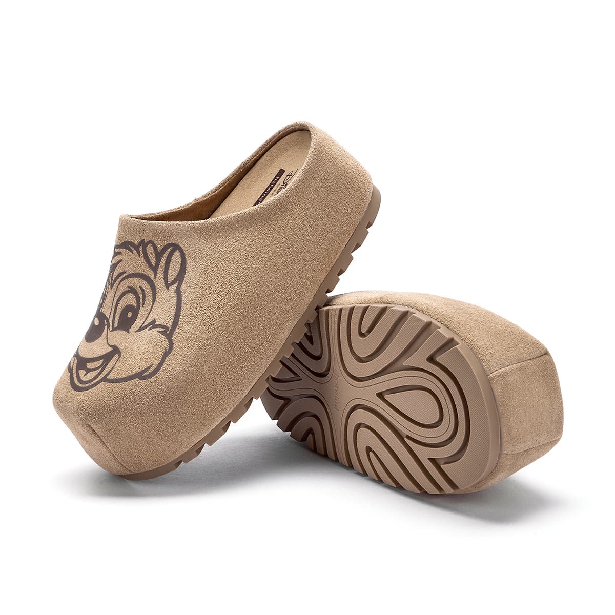 Сандалии Disney x Hotwind Chip 'N Dale Collection Резиновая подошва Устойчивая к истиранию Домашние тапочки Женские - изображение 8