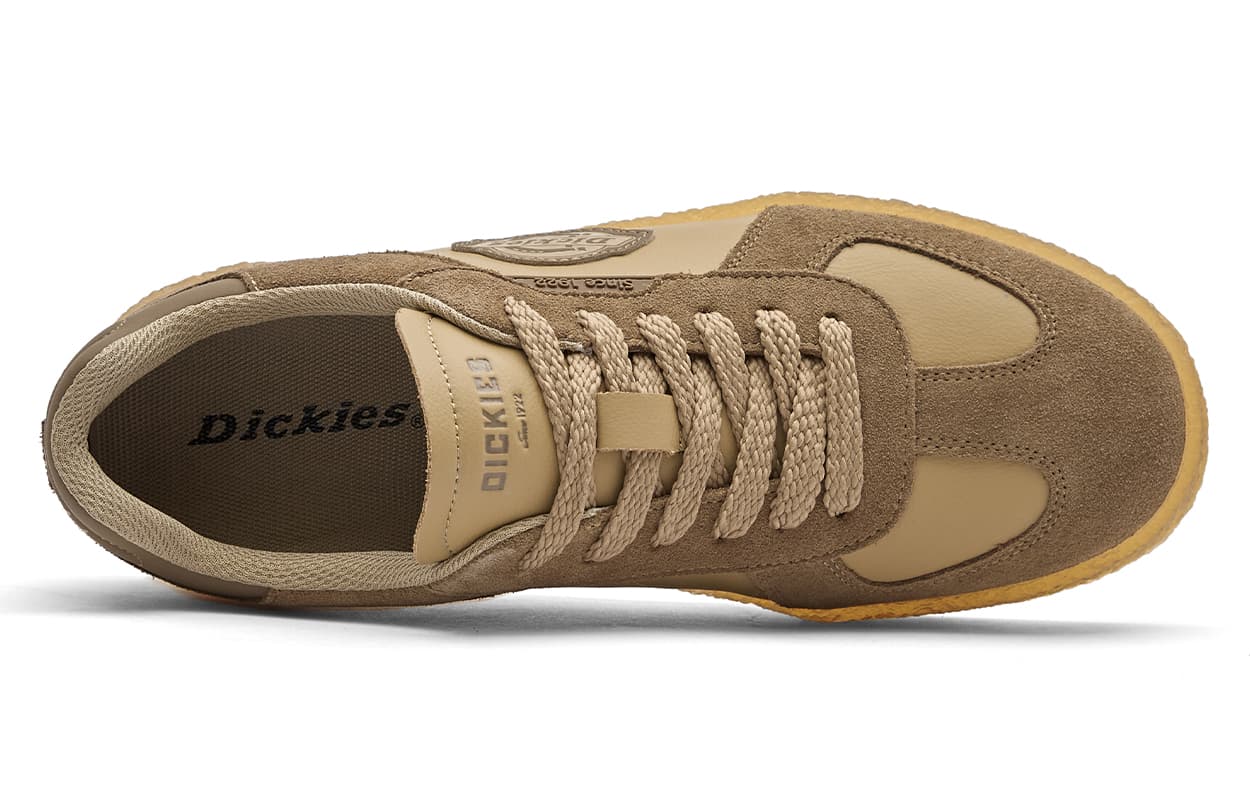 Кроссовки Dickies Коровья кожа Низкие кеды Скейтборд Обувь Мужская Хаки - изображение 3