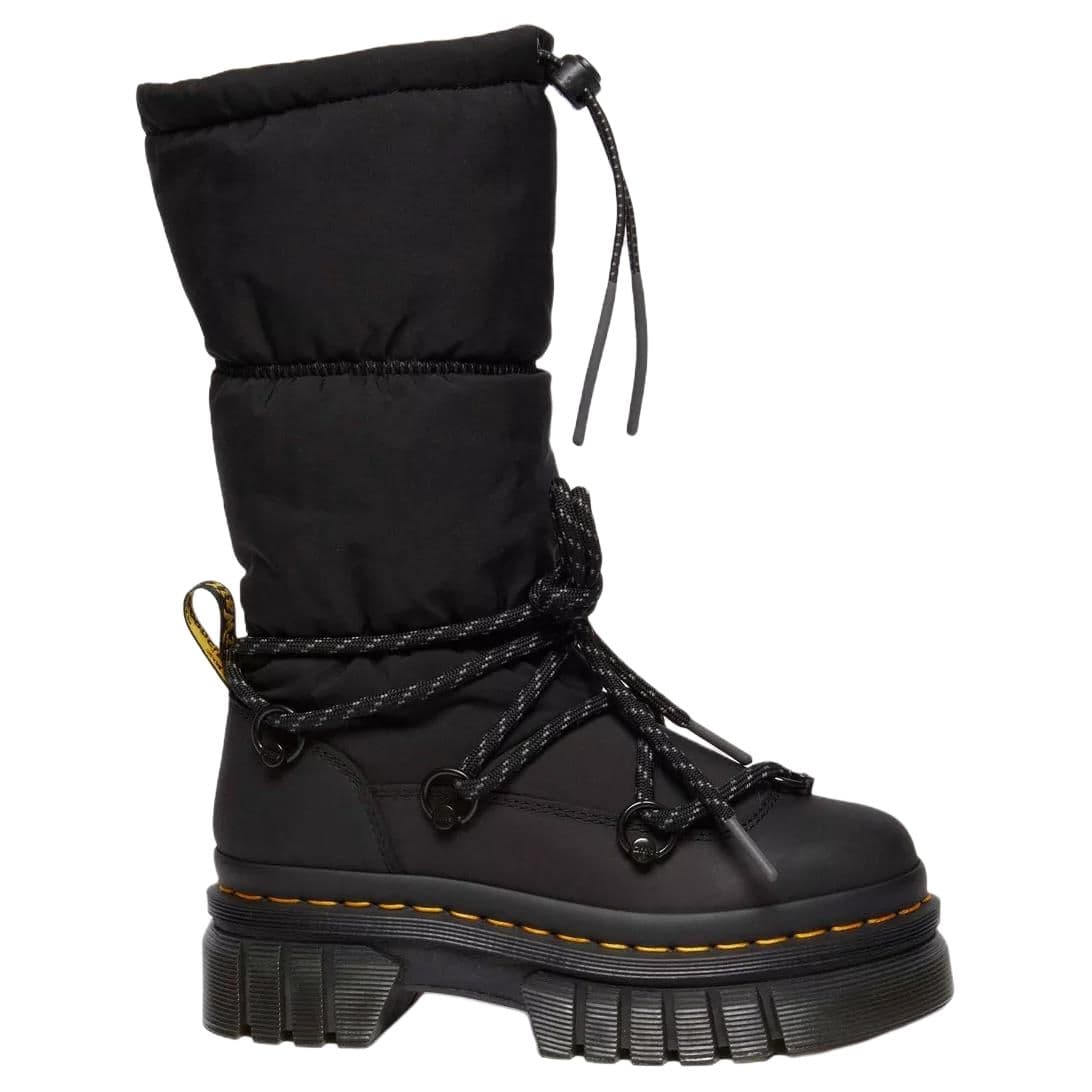 Ботинки зимние Dr.Martens Audrick Термический Устойчивый к Износу Высокие Снеботуфли Унисекс Черные - изображение 2