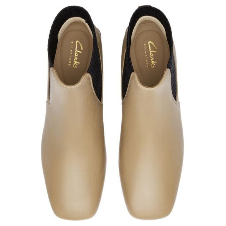 Ботинки челси Clarks Челси средней длины женские светло-коричневые - изображение 3