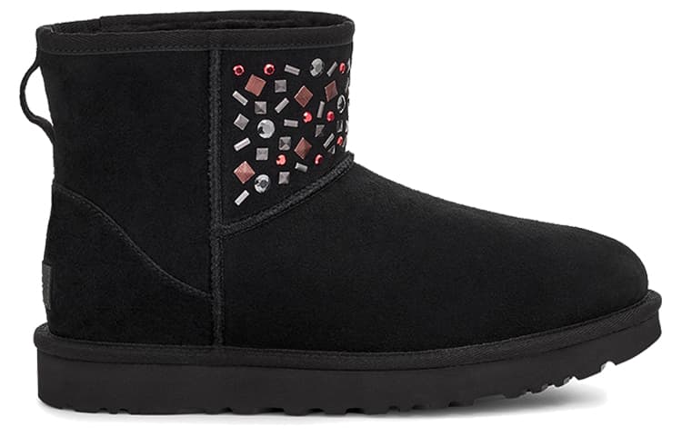 Ботинки зимние UGG Classic Mini Stud II Black Women's - изображение 2