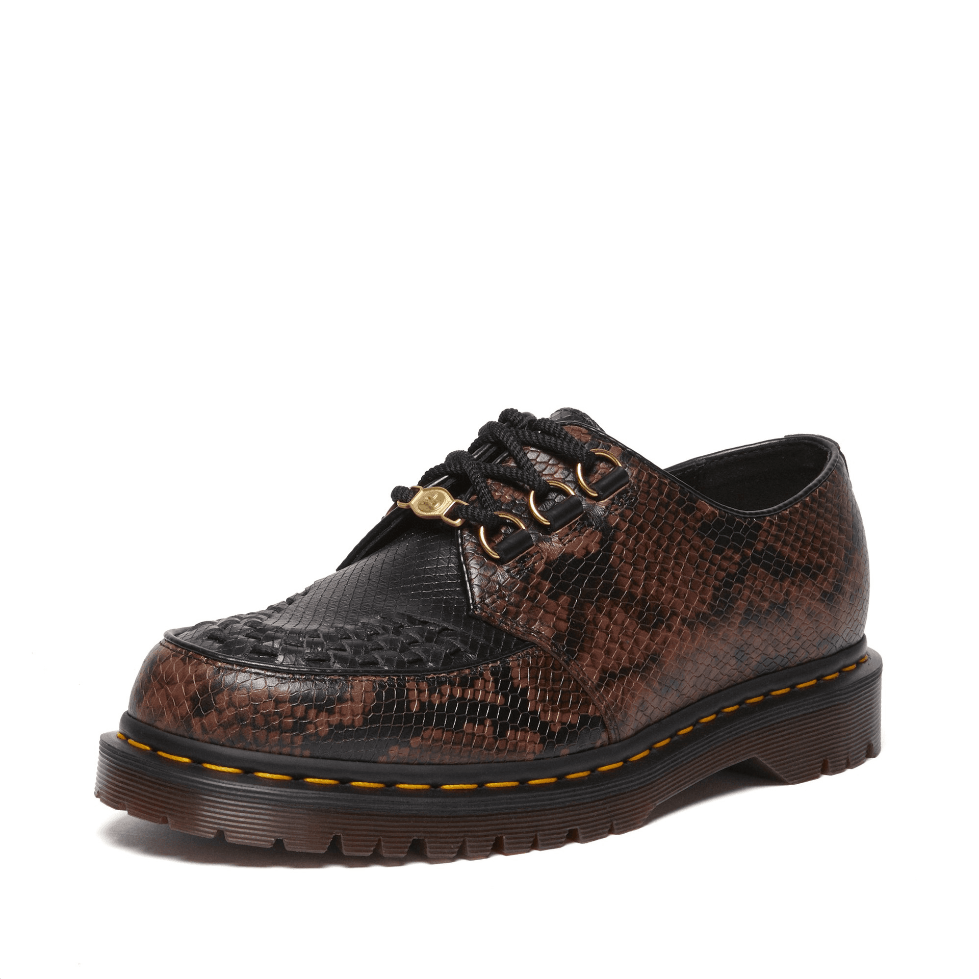 Dr.Martens Корова Кожа Повседневная Обувь Мужская Темно-Коричневая - изображение 2