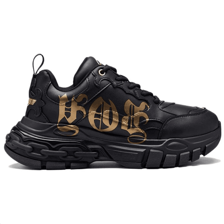 Кроссовки BOY LONDON Синтетическая кожа Низкие кеды с толстой подошвой Унисекс Черные - изображение 2
