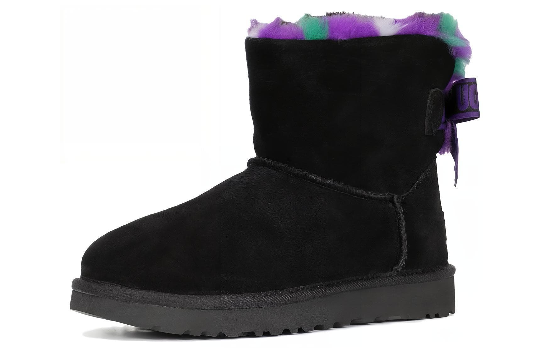 Ботинки зимние UGG Сноубутсы Черные Женские - изображение 2
