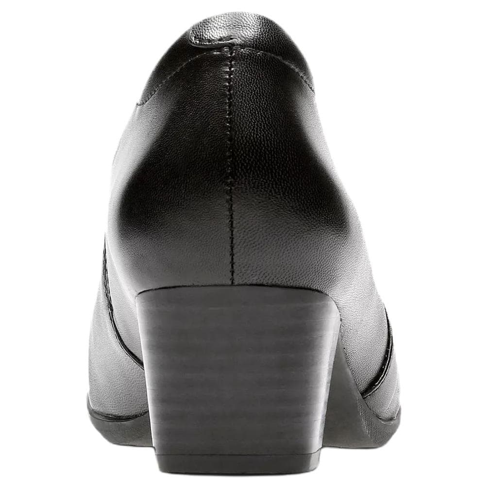 Туфли Clarks Rosalyn Adele Кожа Грубый каблук Высокие каблуки Женские Черный - изображение 5