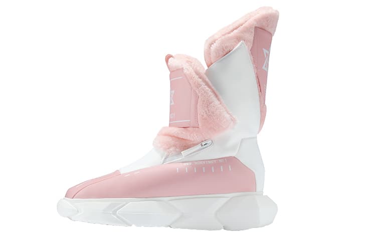 Ботинки зимние NORVINCY Thick Sole High Top Snow Boots Pink - изображение 1