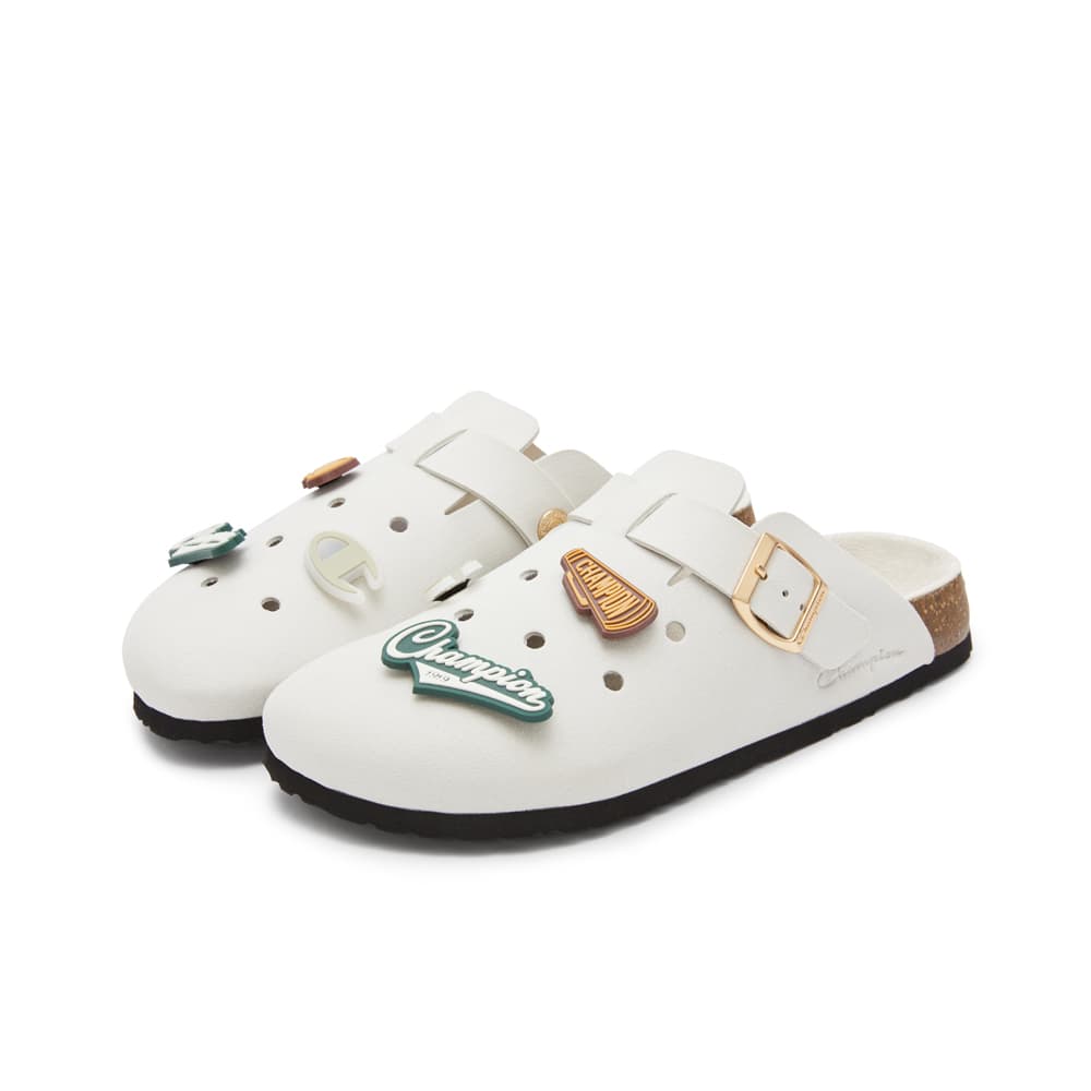 Сандалии Champion Многоцветная обувь Birkenstock унисекс пемзовый серый шампанское золото - изображение 3