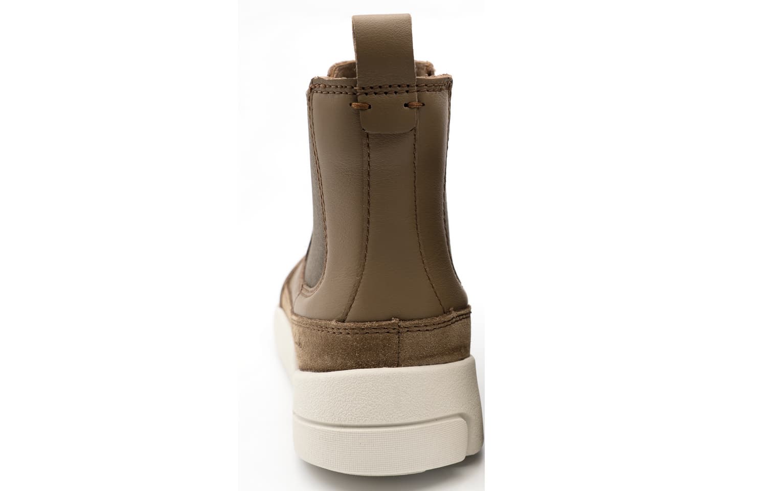 Ботинки челси Clarks Коровья кожа Короткий Челси Женские Светлый кофейный - изображение 3
