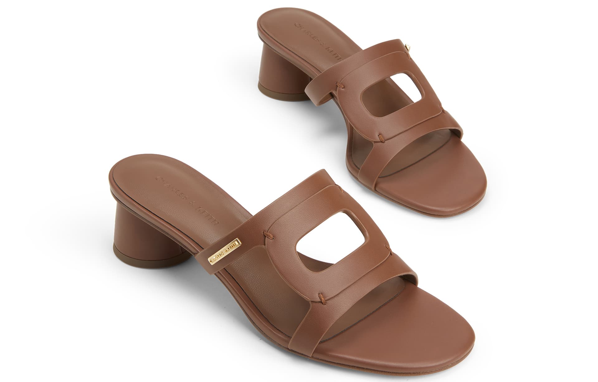 Сандалии CHARLESKEITH ck 4.3cm ChalkCARAMEL - изображение 3