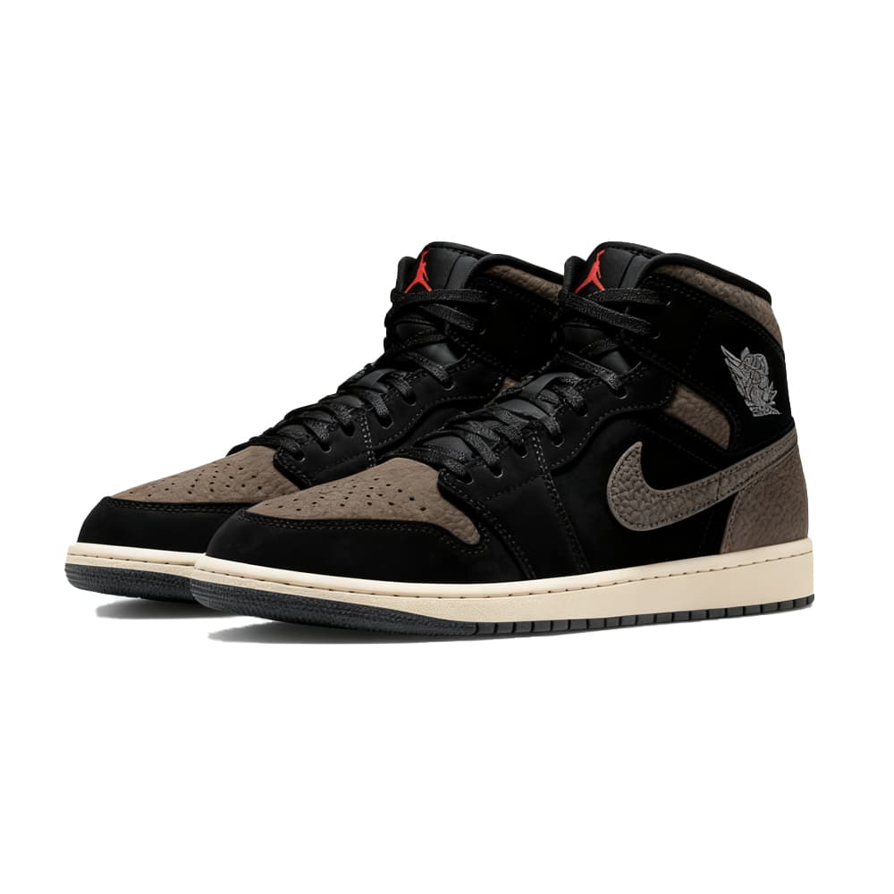 Ретро баскетбольные кроссовки Jordan Air Jordan 1 Ретро-баскетбольные кроссовки Мужской Коричнево-черный - изображение 3