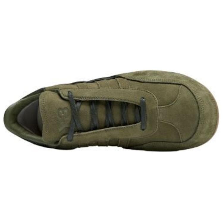 Кроссовки Y-3 Gazelle Замша Удобный Лоу-топы Повседневная обувь для скейтборда Унисекс Зеленый - изображение 5