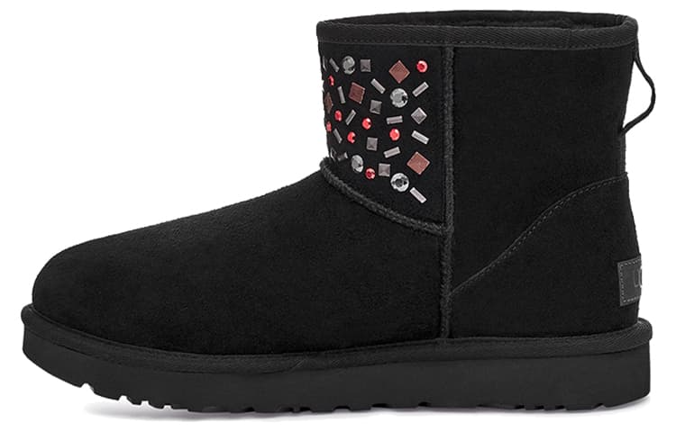 Ботинки зимние UGG Classic Mini Stud II Black Women's - изображение 1