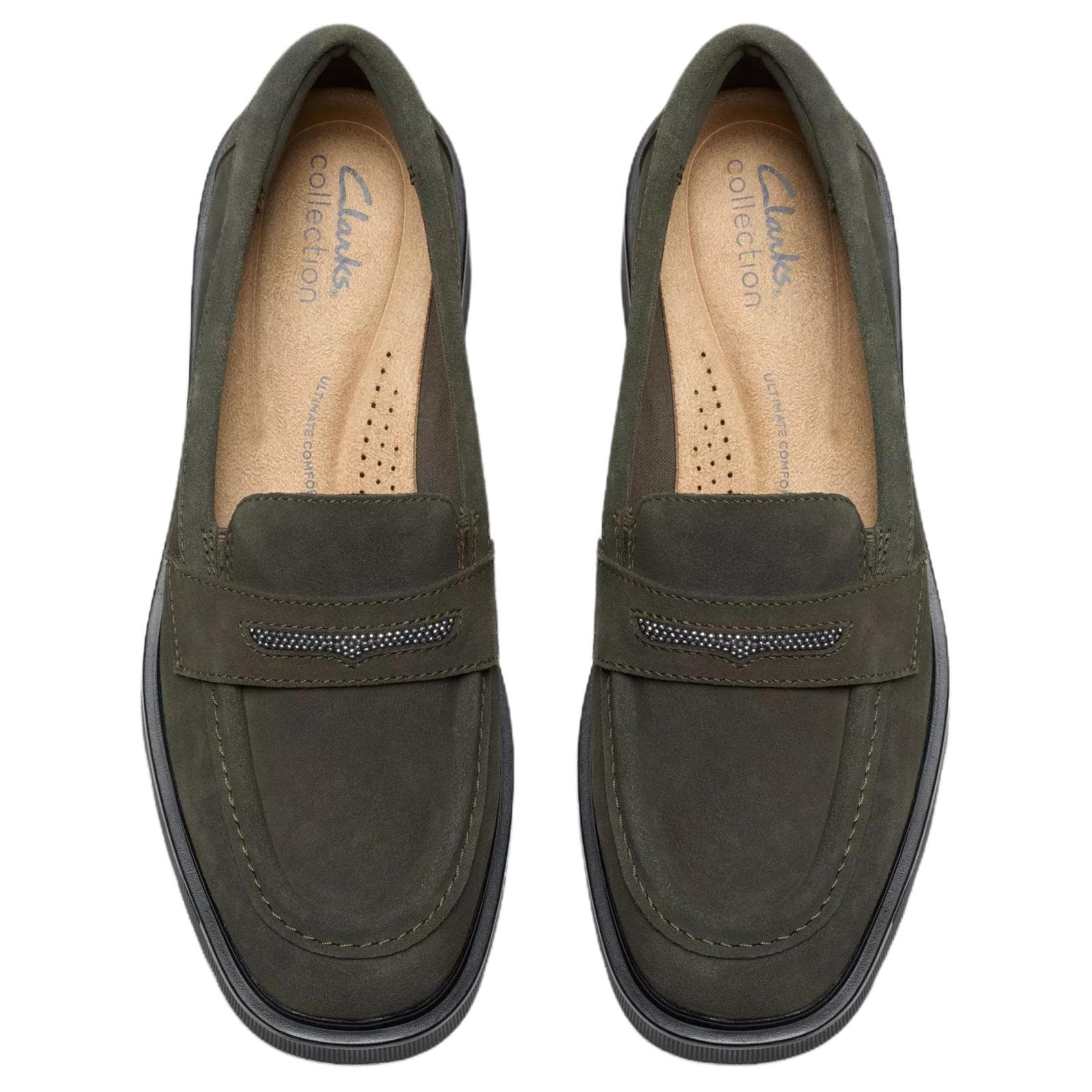 Лоферы Clarks Lauryl STEP Лоферы из искусственной замши для женщин - изображение 3