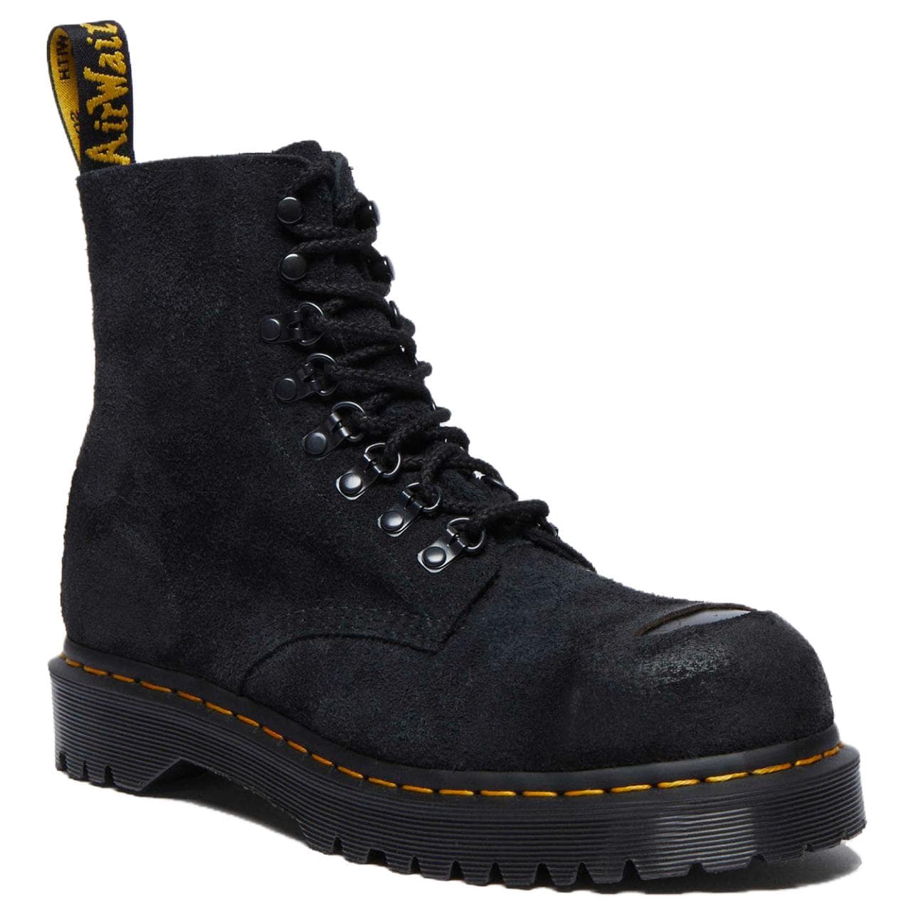 Ботинки Dr.Martens 1460 Короткие армейские ботинки 3,5 см унисекс черный - изображение 2