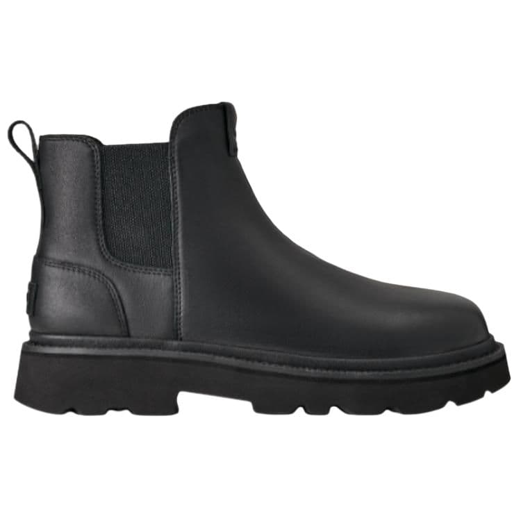 Ботинки челси UGG Hybrid Коровья кожа Модный тренд Короткий Челси Мужской Черный - изображение 2