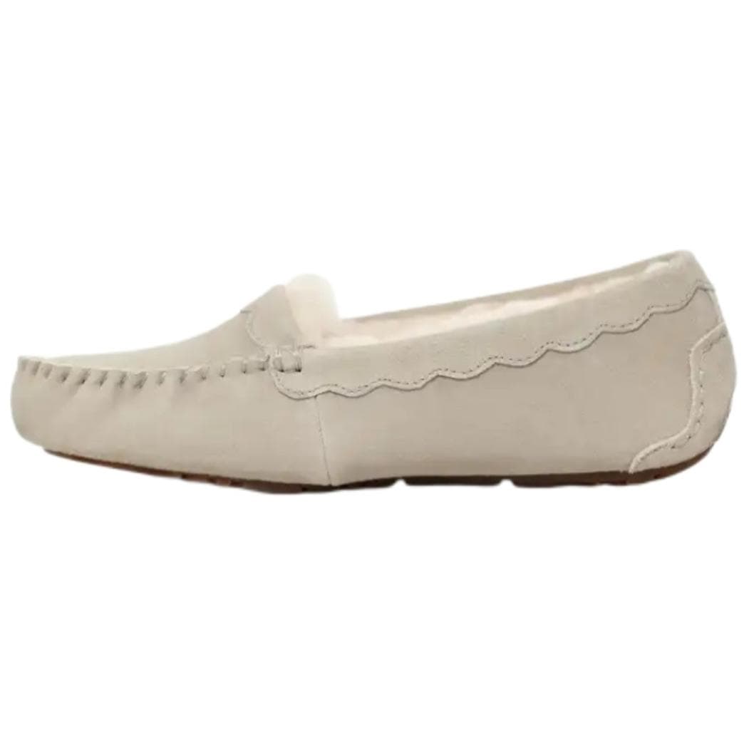 Тапочки UGG Scalloped Moc Повседневная обувь Женская Бежево-Серый - изображение 1