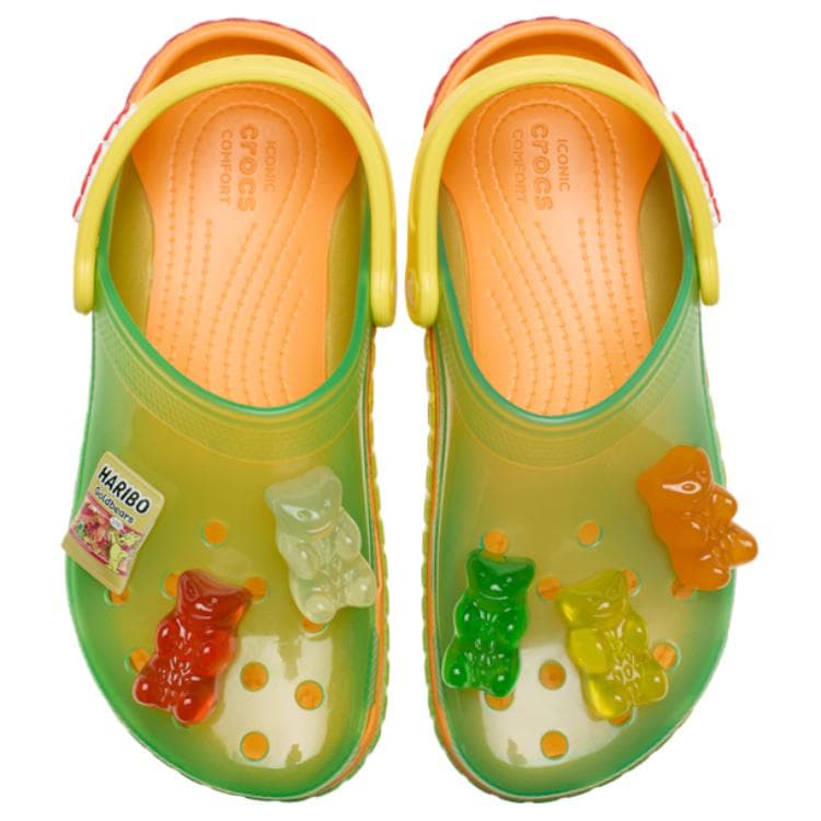 Сабо Crocs x HARIBO Классическая саба резиновая унисекс разноцветная - изображение 3