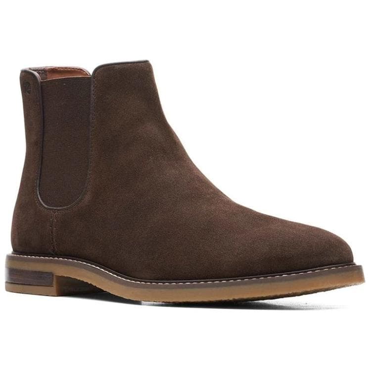 Ботинки челси Clarks Короткий Челси Мужской Коричневый - изображение 3