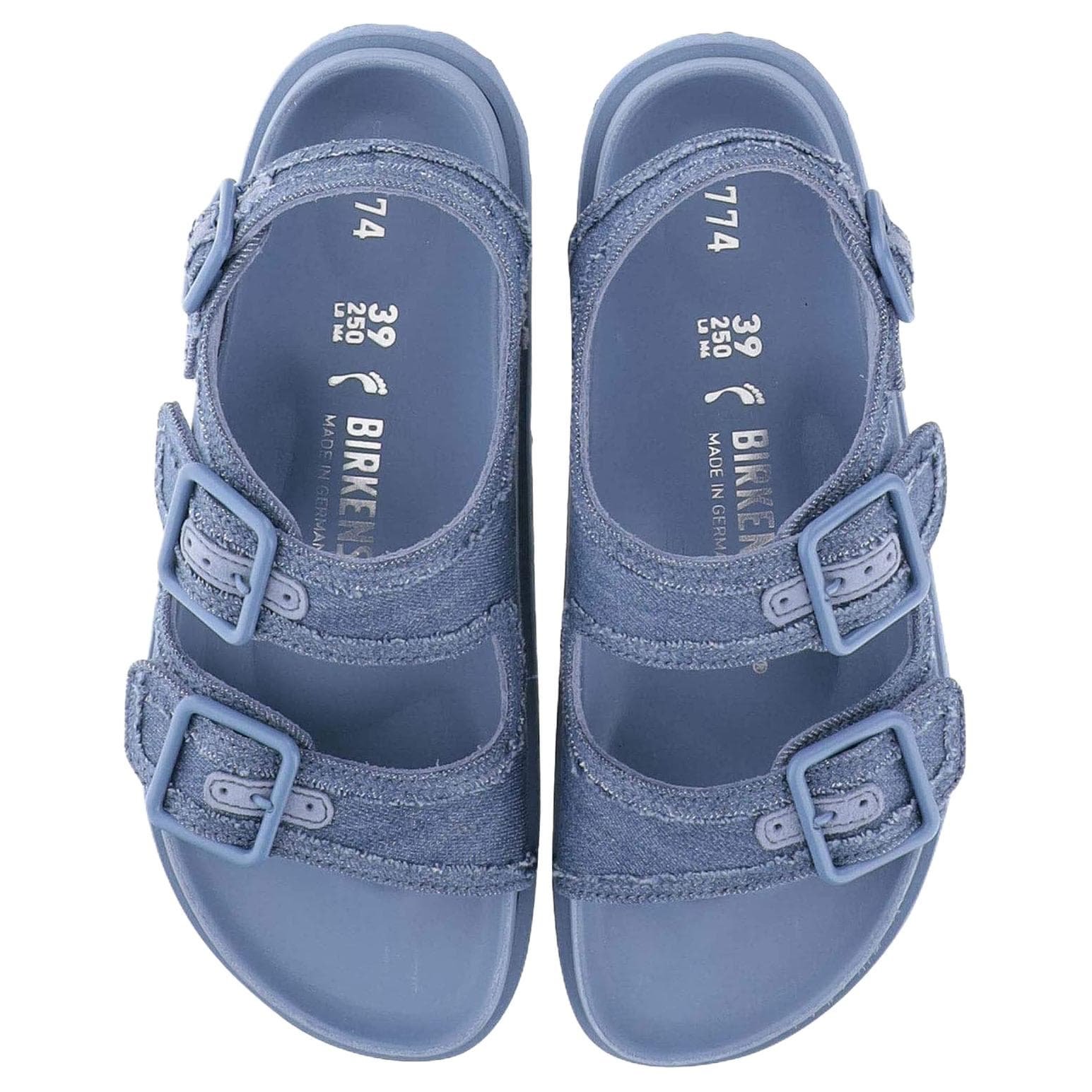 Сандалии с ремешком Birkenstock Пляжные сандалии Женские Синие - изображение 4