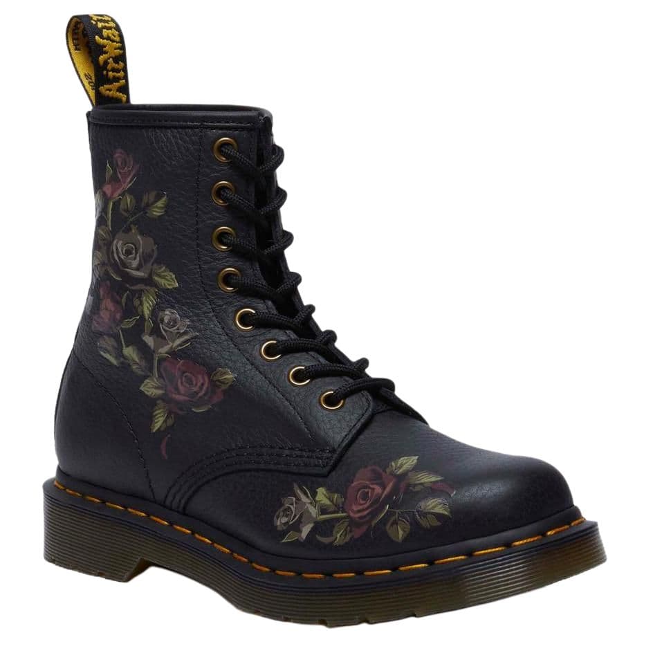 Ботинки Dr.Martens 1460 Кожаные Короткие Армейские Ботинки Женские Черные - изображение 3