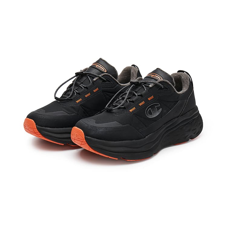 Кроссовки для бега Champion Low Top Беговые кроссовки Мужские Черный Окисленный оранжевый - изображение 3