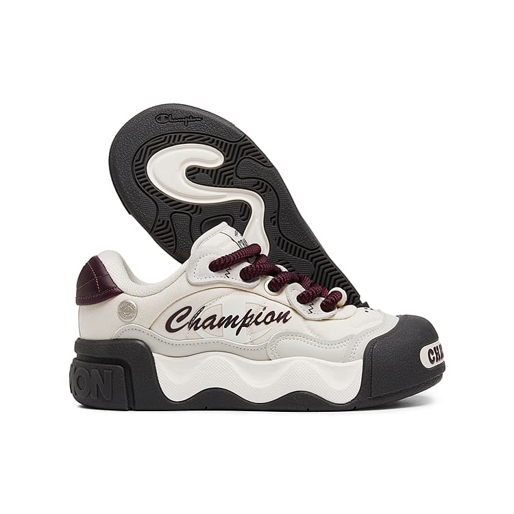Кроссовки Champion Low Сахар Пухлые туфли Текстиль Синтетическая кожа Баланс Низкие Кроссовки для скейтбординга Женские - изображение 2