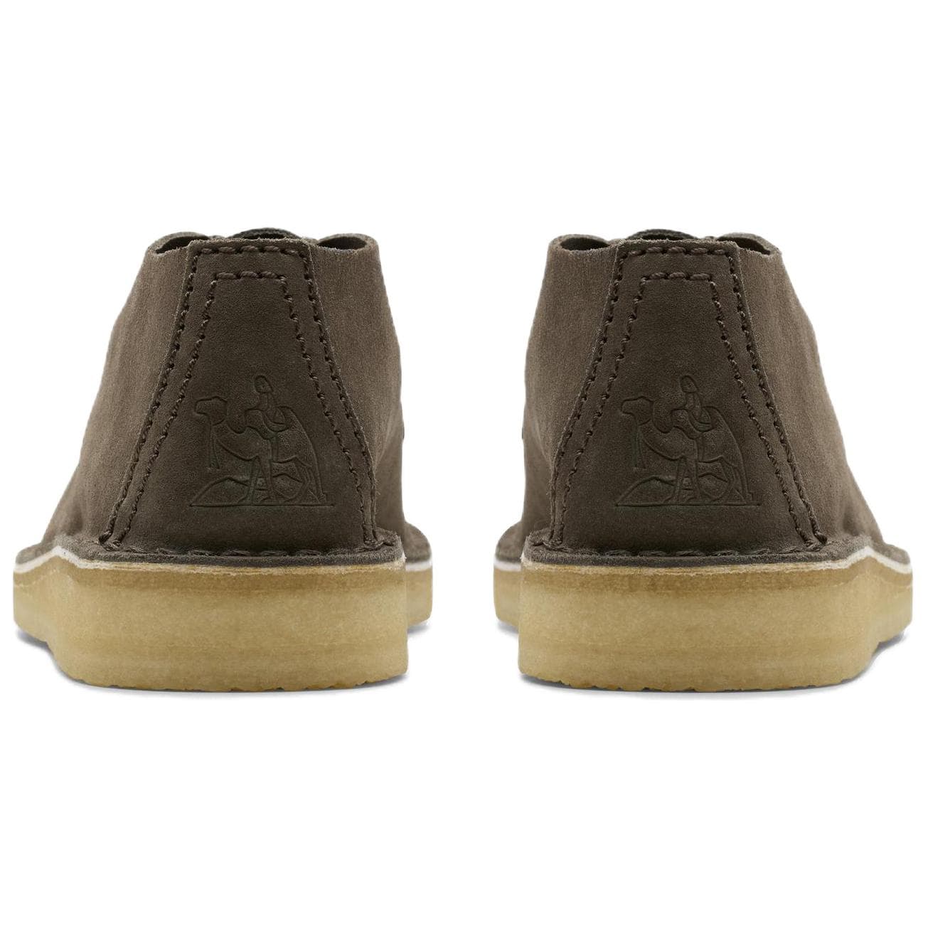 Сапоги CLARKS Пустыня Кочевник Замша Ботильоны Мужские Оливково-зеленые - изображение 5