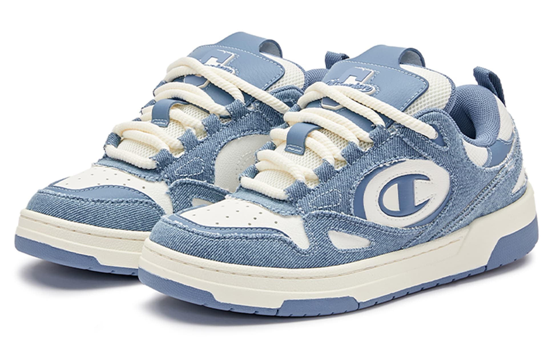Кроссовки Champion Low Top Скейтборд Кроссовки Женские Светло-Синие - изображение 3