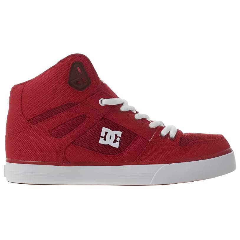 Кроссовки DCSHOES DC PURE Лицевая коровья кожа Унисекс Ярко-красный Хай-топы Повседневная обувь для скейтборда Термозащитный Противоскользящий Амортизация Быстросохнущий Износостойкий Баланс Легкий Дышащий Поддержка Увеличение роста Гигроскопичный - изображение 2