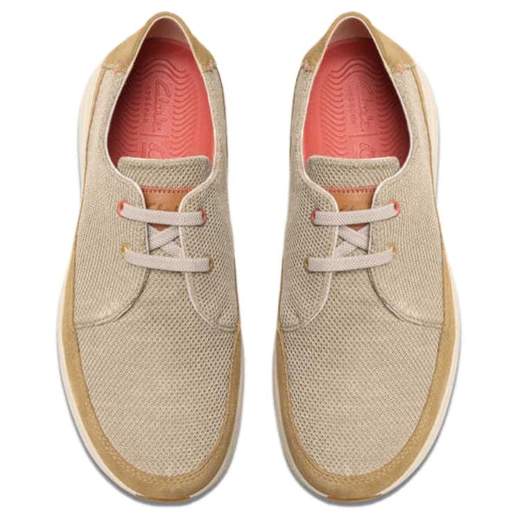 Ботинки Clarks Carefree Collection Спилок Коровья Кожа Повседневная Обувь Мужская Серого Цвета - изображение 3