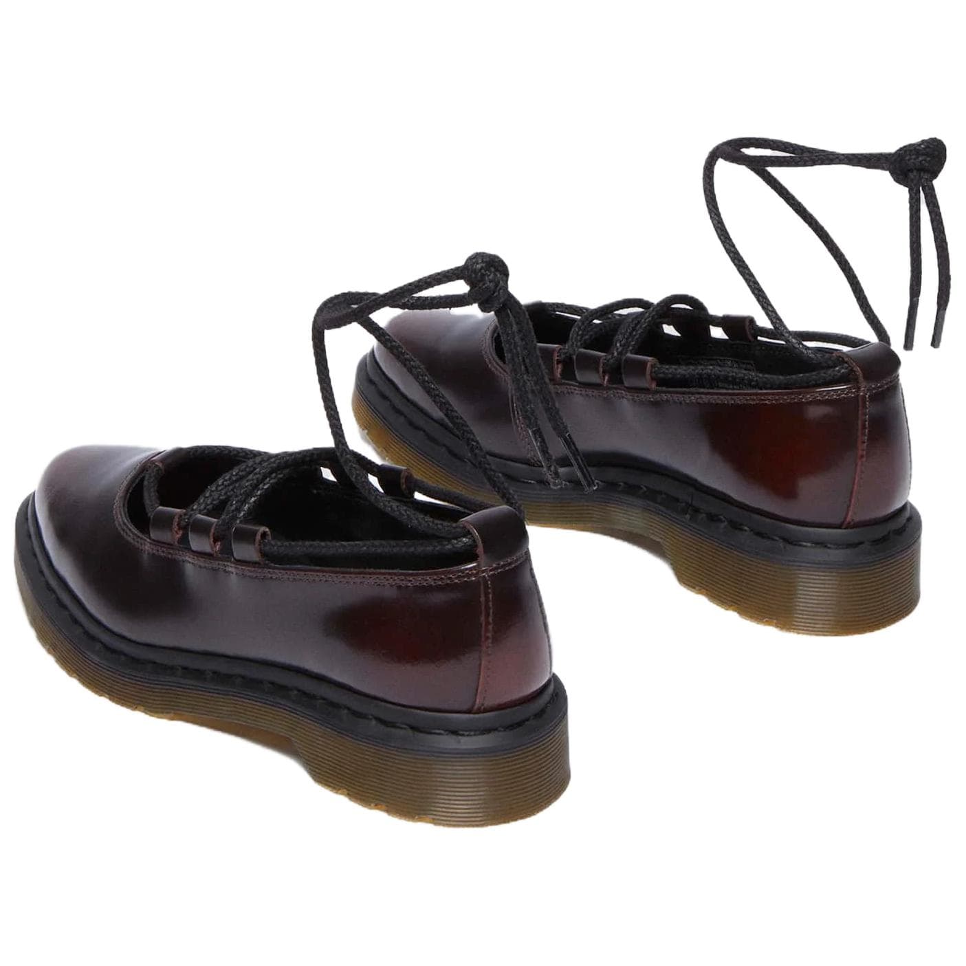 Тапочки Dr.Martens ELPHIE II Кожа Повседневная обувь Женская Вишнево-красная - изображение 4