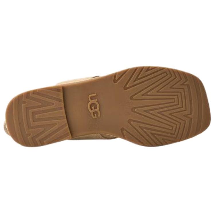 Шлёпанцы UGG Delray one Шнуровые Сандалии Женские Коричневые - изображение 6
