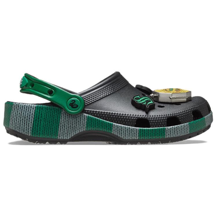Сабо Crocs ЭВА Sabo Rubber Unisex Черный Зеленый - изображение 2