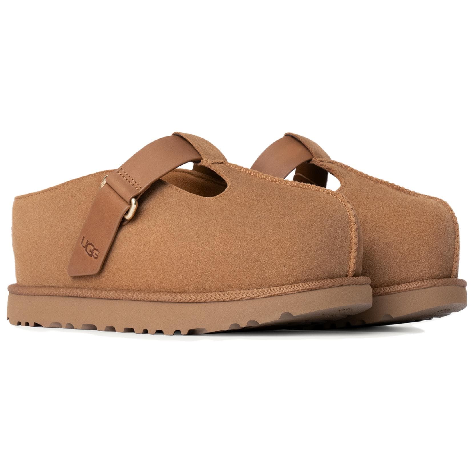 Сандалии UGG ЭВА Без специальных функций Закрытые тапочки Женские Коричневый - изображение 4