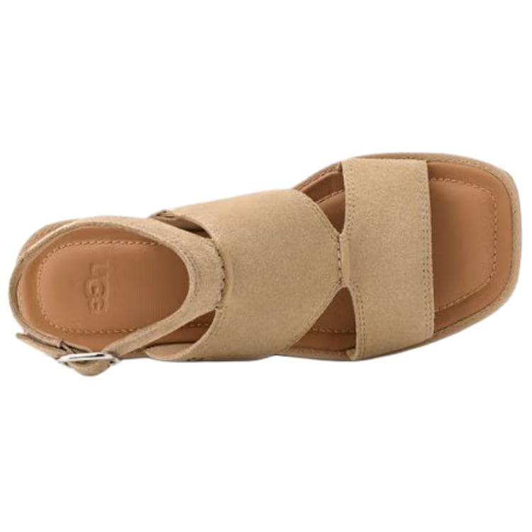Шлёпанцы UGG Delray one Шнуровые Сандалии Женские Коричневые - изображение 5