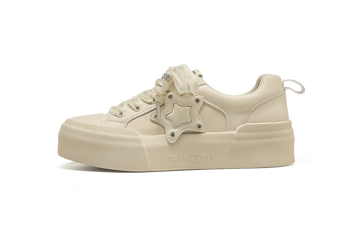 Кроссовки HLA Платформа Универсальный Звезды Белый SNEAKER Скейтборд Обувь Кроссовки Женские - изображение 1