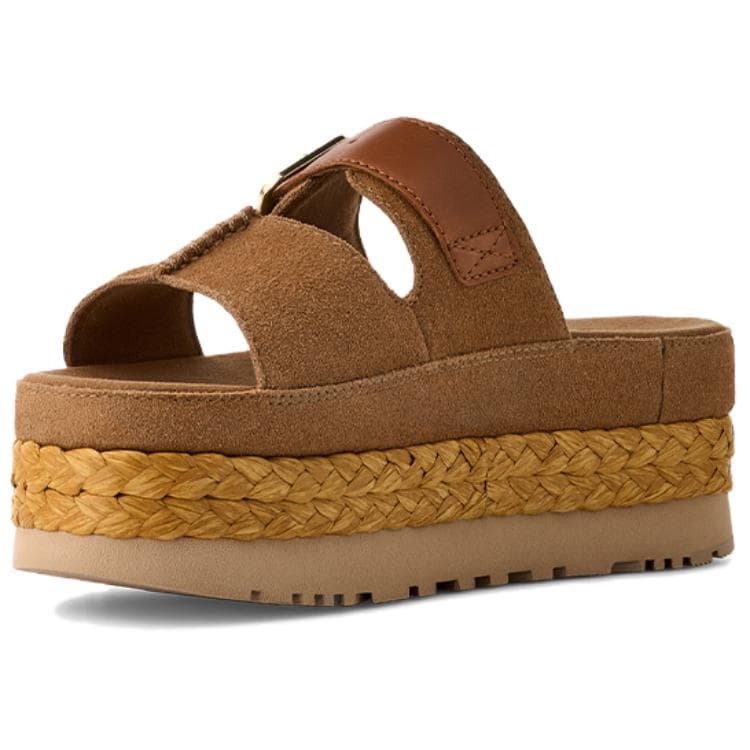 Сандалии UGG Шлепанцы Женские Каштановые - изображение 2
