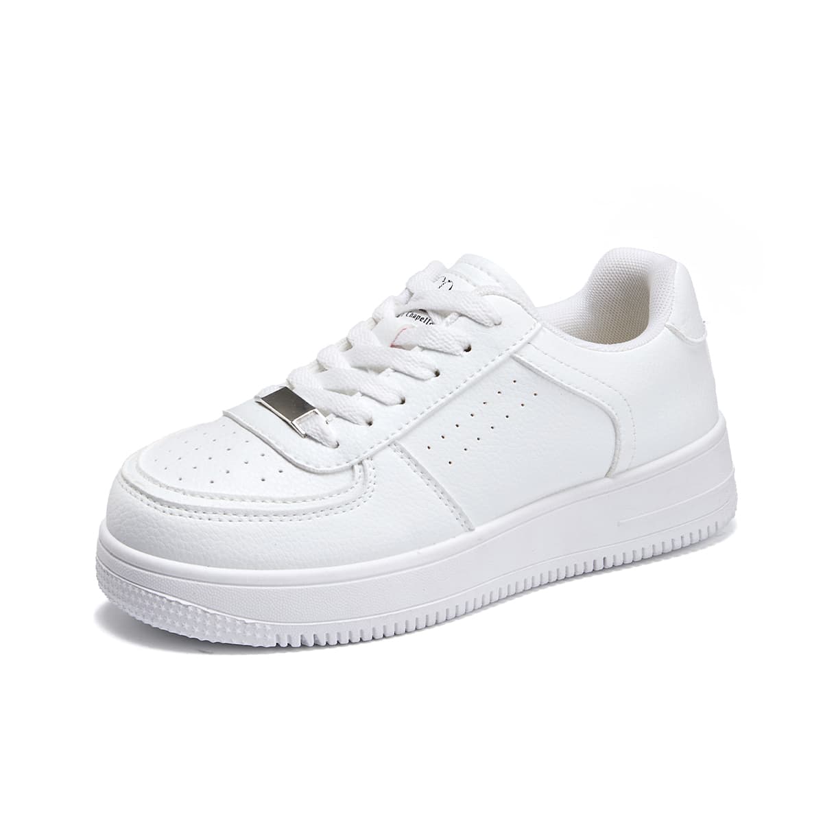 Кроссовки La Chapelle Slip-resistant Abrasion-resistant Low Top Скейтборд Кроссовки Женские Белые - изображение 2