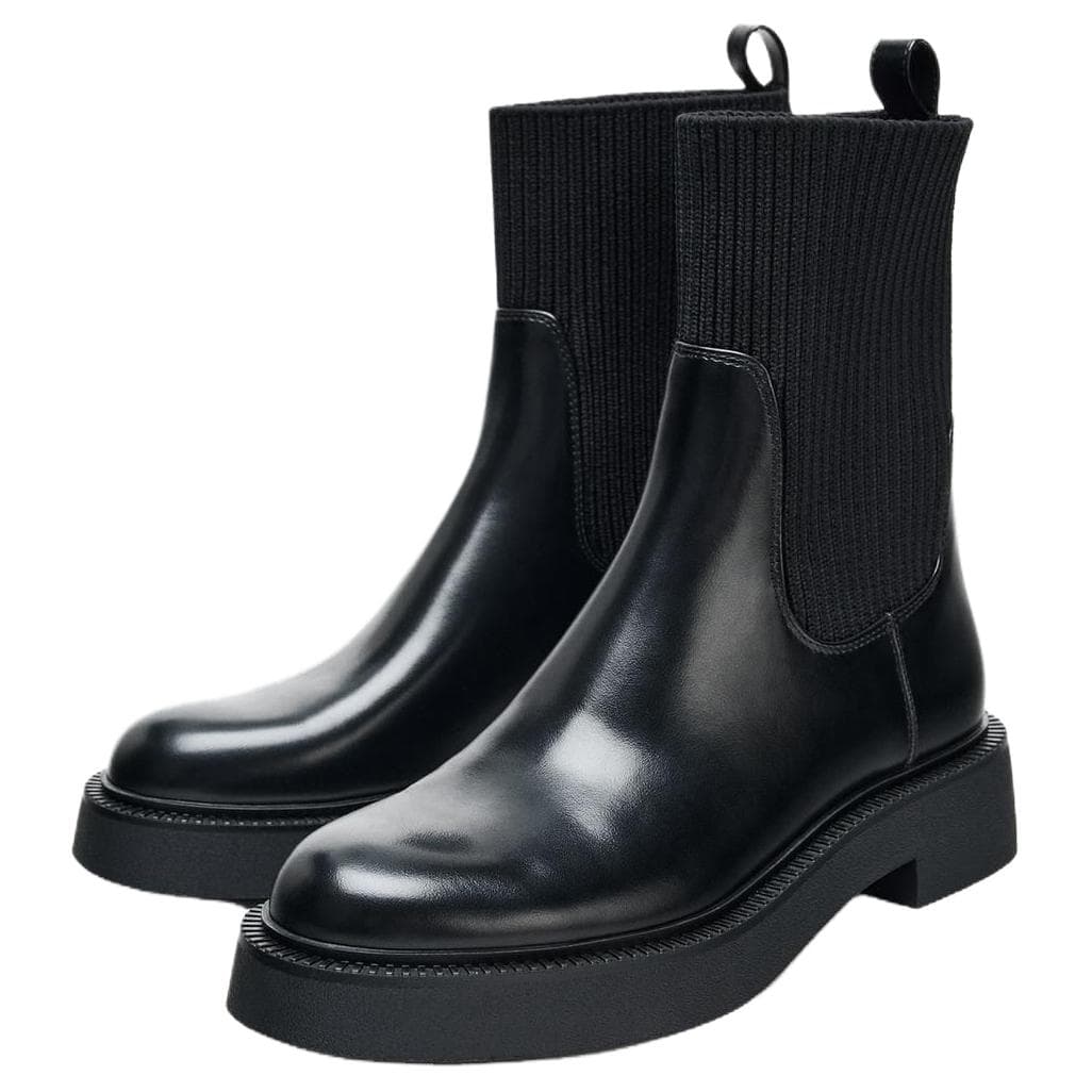 Сапоги ZARA PU 4.5cm - изображение 3