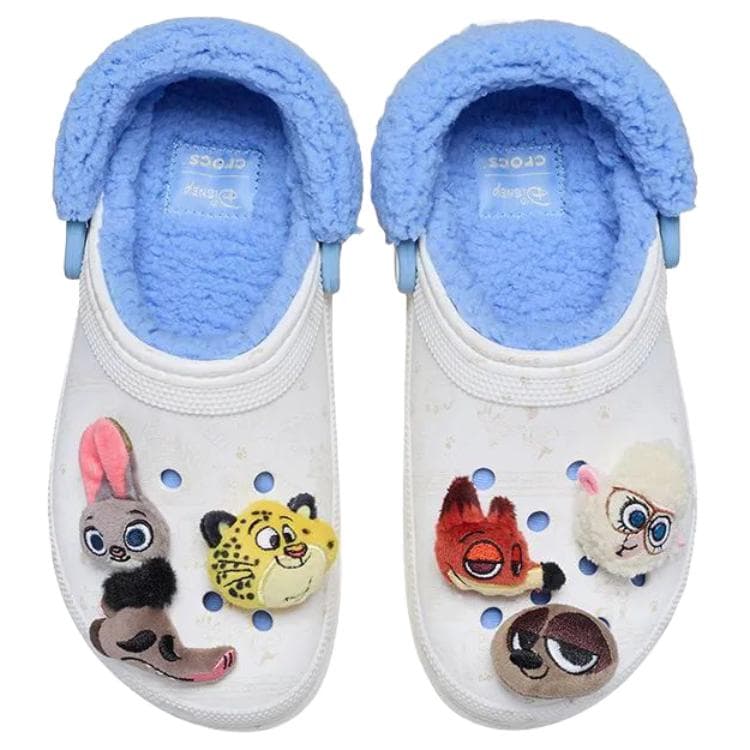 Сабо Crocs x Disney Classic Platform Clog Классический Зверополис Облако Платформа визуально увеличивает рост Сабо Женские - изображение 5