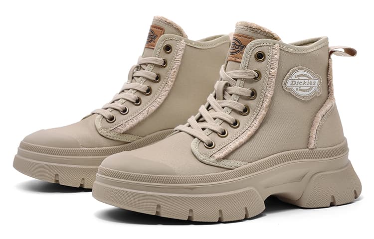 Кеды Dickies противоскользящие высокие кеды женские хаки - изображение 5