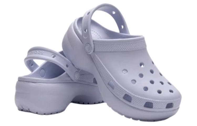 Сабо Crocs Classic Platform Clog ЭВА Сабо Резиновые Женские Синие - изображение 4