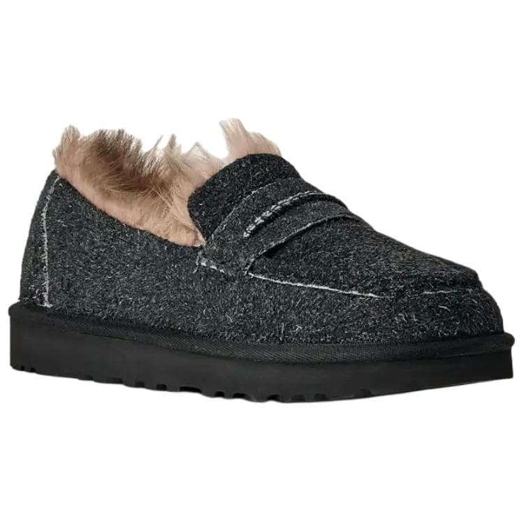 Лоферы UGG Ellis Artificial Suede Loafers Женские Черные - изображение 3