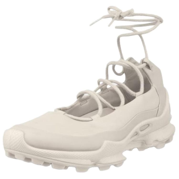 Кроссовки Ecco Biom C Trail Кожа Низкий Верх Повседневная Обувь Женская Бежевая - изображение 2