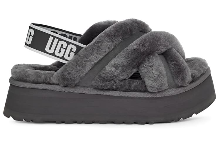 Шлёпанцы UGG Disco Grey - изображение 2