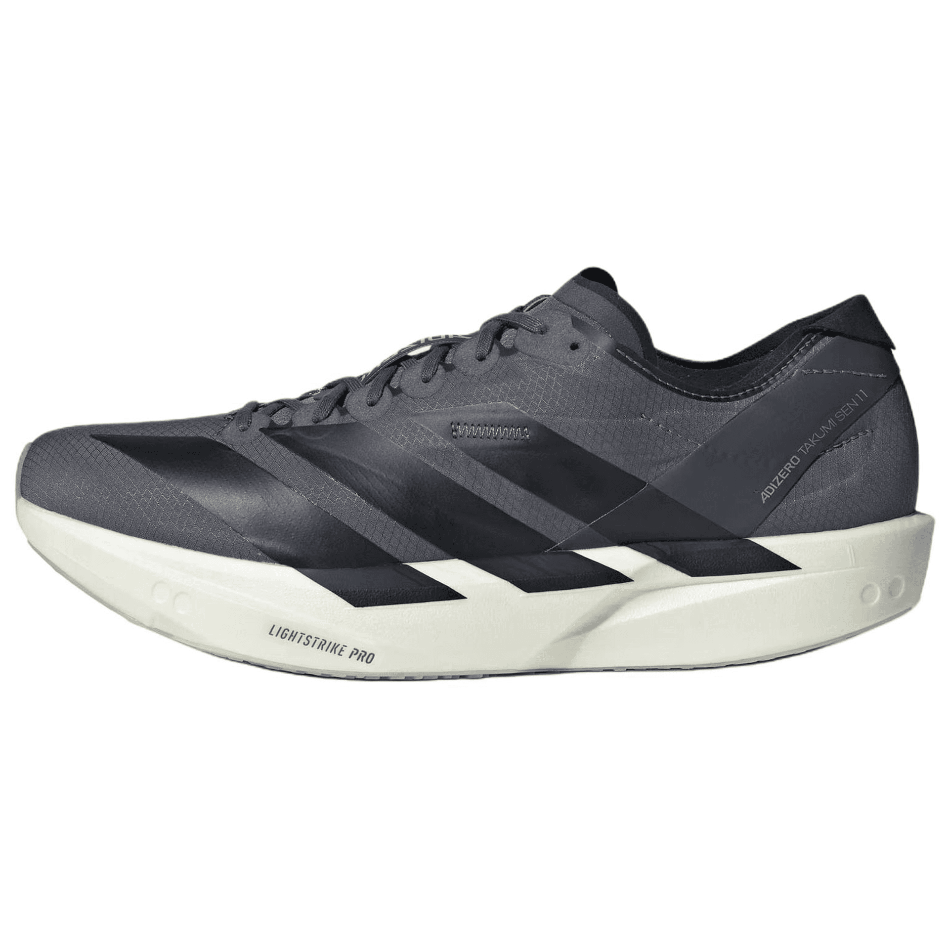 Кроссовки для бега Adidas Adizero Takumi Sen 11 Low Топ Гонки Беговые кроссовки Мужской Темно-серый - изображение 1