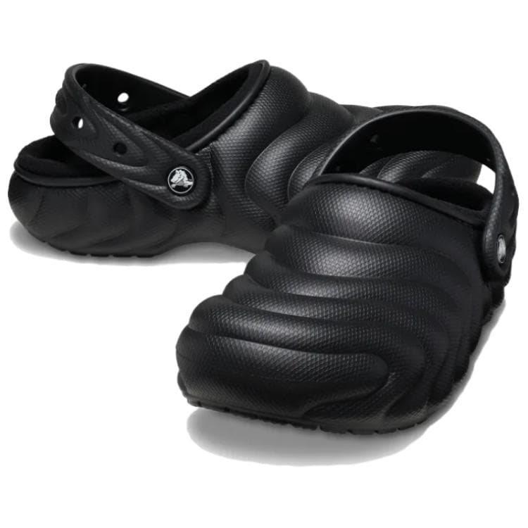 Сабо Crocs Classic Lined Сабо из резины Унисекс Черный - изображение 3