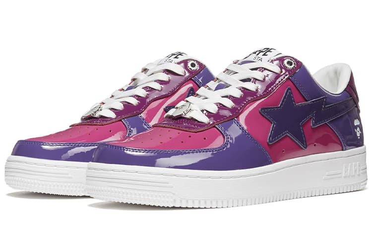 Кроссовки A BATHING APE STA Purple White - изображение 3