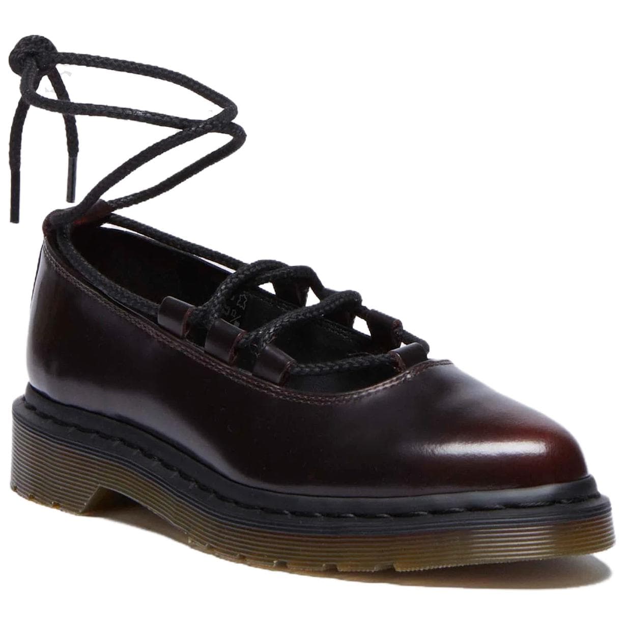 Тапочки Dr.Martens ELPHIE II Кожа Повседневная обувь Женская Вишнево-красная - изображение 2