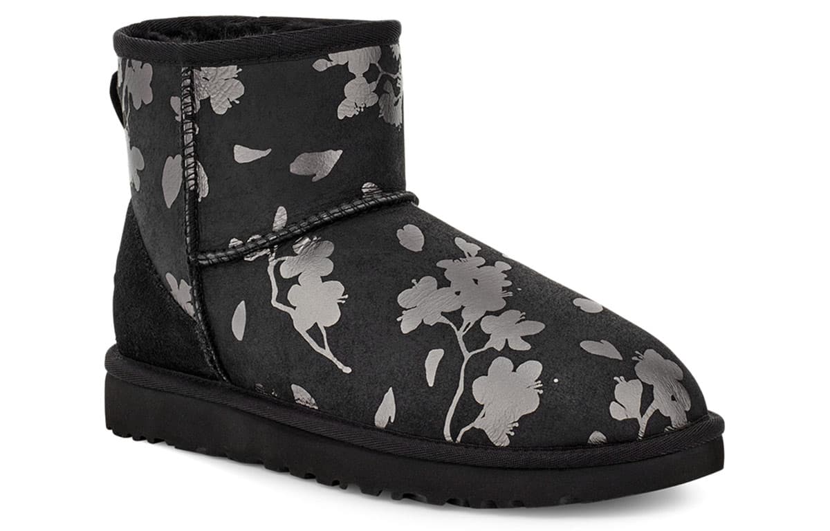 Ботинки зимние UGG Classic Mini Floral Foil - изображение 3